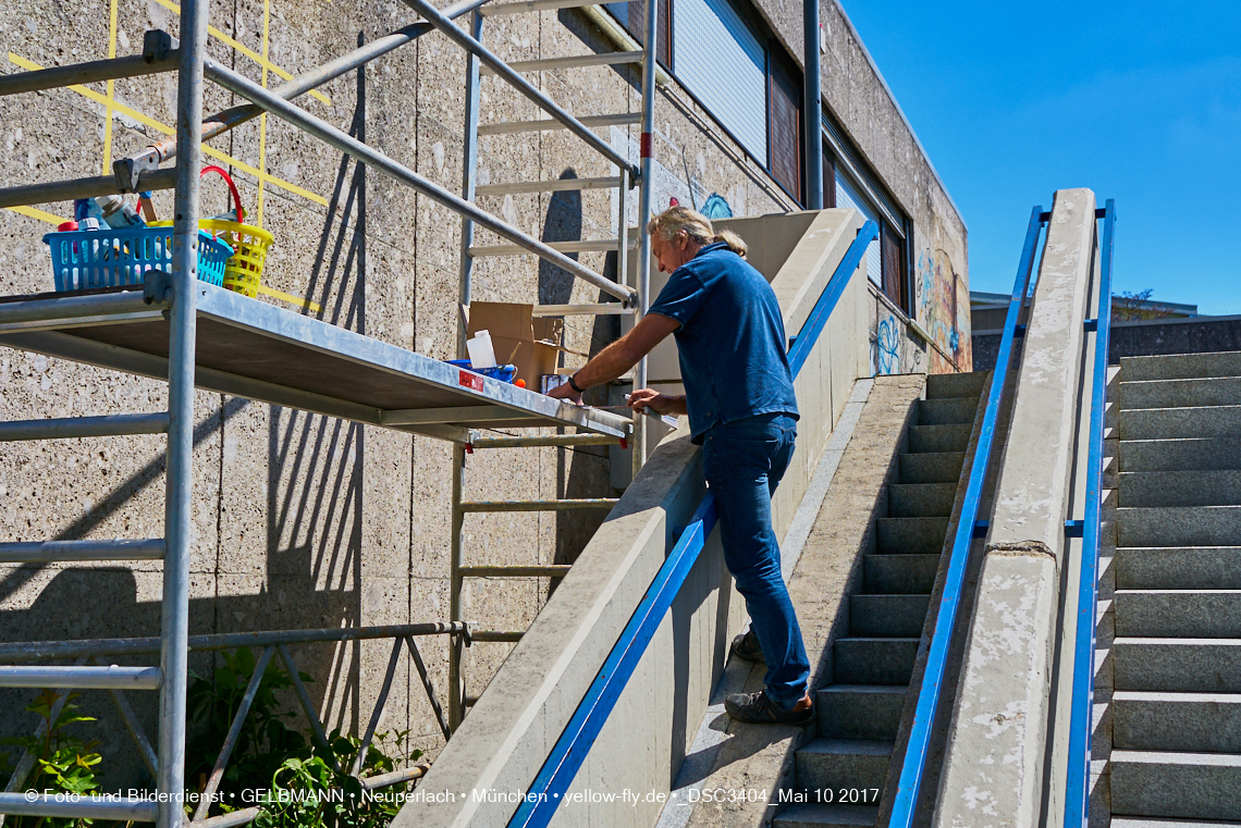 21.03.2017 - Abrissbaustelle Quiddezentrum in Neuperlach